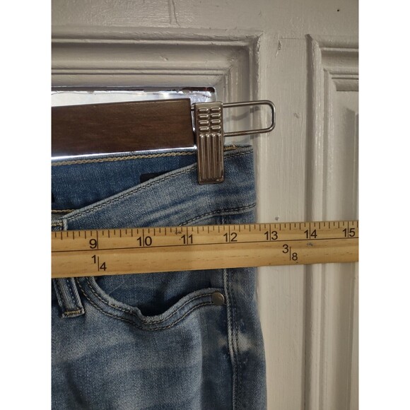 Judy Blue Women’s Skinny Fit Frayed Hem Jeans Size 25 Distressed Cropped - Picture 3 of 10